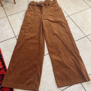 Brown corduroy pants